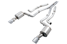 Load image into Gallery viewer, AWE Tuning 2017+ Dodge Charger 5.7L Touring Edition Exhaust - Non-Resonated - Chrome Silver Tips
