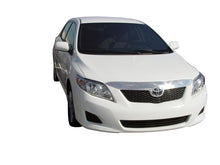 Load image into Gallery viewer, AVS 09-10 Toyota Corolla (Grille Fascia Mount) Aeroskin Low Profile Hood Shield - Chrome
