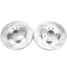 Load image into Gallery viewer, Power Stop 06-12 Ford Fusion Front Evolution Drilled &amp; Slotted Rotors - Pair
