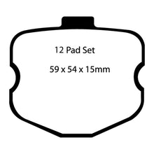 Load image into Gallery viewer, EBC 06-08 Chevrolet Corvette (C6) 7.0 (Z06) Redstuff Front Brake Pads
