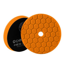 Load image into Gallery viewer, Chemical Guys Hex-Logic Quantum Medium-Heavy Cutting Pad - Orange - 6.5in
