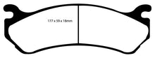 Load image into Gallery viewer, EBC 02 Cadillac Escalade 5.3 (Akebono rear caliper) Yellowstuff Front Brake Pads
