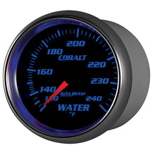 Load image into Gallery viewer, Autometer Cobalt 66mm 120-240 Degree F Mechanical Water Temperature Gauge
