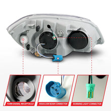 Load image into Gallery viewer, ANZO 05-10 Chevrolet Cobalt / 07-10 Pontiac G5 LED Projector Headlights Black Housing
