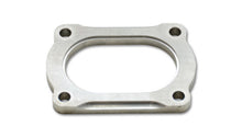 Load image into Gallery viewer, Vibrant T304 SS 4 Bolt Flange for 4in O.D. Oval tubing
