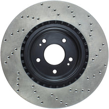 Load image into Gallery viewer, StopTech Power Slot 10-13 Hyundai Genesis Coupe Track &amp; R-Spec Front Right Drilled Rotor
