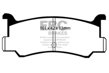 Load image into Gallery viewer, EBC 92-95 Mazda MX3 1.6 Greenstuff Rear Brake Pads
