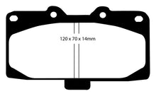 Load image into Gallery viewer, EBC 89-95 Nissan Skyline (R32) 2.6 Twin Turbo GT-R Yellowstuff Front Brake Pads
