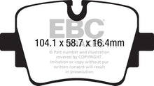 Load image into Gallery viewer, EBC 13+ Jaguar F-Type (Cast Iron Rotors Only) 3.0 Supercharged (340) Redstuff Rear Brake Pads
