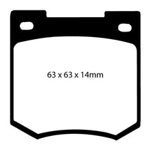 Load image into Gallery viewer, EBC 67-68 Sunbeam Tiger 4.7 Redstuff Front Brake Pads
