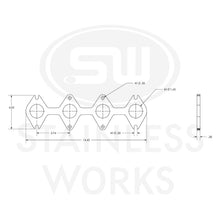 Load image into Gallery viewer, Stainless Works Small Block Ford 4.6L 3V Round Port Header 304SS Exhaust Flanges 1-5/8in Primaries

