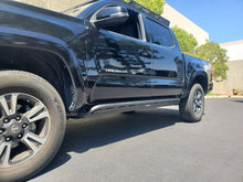 Load image into Gallery viewer, Go Rhino 18-23 Toyota Tacoma 4Door Frame Mount Sliders - Textured Black
