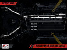 Load image into Gallery viewer, AWE Tuning 2017+ Ford Raptor Resonated Front Pipe Conversion Kit
