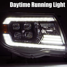 Load image into Gallery viewer, AlphaRex 05-11 Toyota Tacoma NOVA LED Projector Headlights Plank Style Chrome w/Activation Light/DRL
