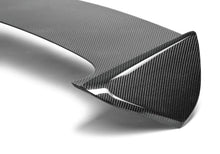 Load image into Gallery viewer, Seibon 08-10 Subaru WRX/STi Hatchback OEM-style Carbon Fiber Rear Spoiler w/ LED Cutout
