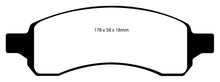 Load image into Gallery viewer, EBC 07+ Buick Enclave 3.6 Yellowstuff Front Brake Pads
