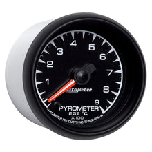 Load image into Gallery viewer, Autometer ES 52.4mm Pyrometer 0-900 Degree C FSE Gauge
