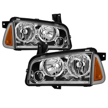 Load image into Gallery viewer, xTune 05-10 Dodge Charger 4pc OEM Style Halogen Headlights w/Corner - Chrome (HD-JH-DCH05-SET-C)
