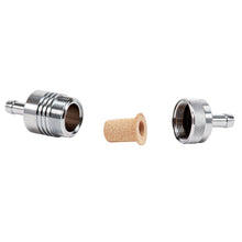 Load image into Gallery viewer, Russell Performance Chrome Street Fuel Filter (3in Length 1-1/8in diameter 5/16in inlet/outlet)
