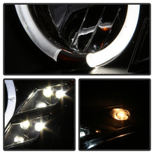 Load image into Gallery viewer, Spyder Infiniti G35 03-07 2DR Projector Halogen - LED Halo DRL Blk High H4 PRO-YD-IG35032D-DRL-BK
