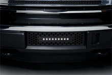 Load image into Gallery viewer, Putco 11-14 Ford F-150 EcoBoost SS Black Punch Bumper Grille Insert w/ 10in Luminix Light Bar
