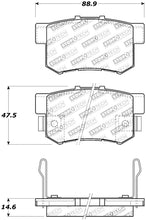 Load image into Gallery viewer, StopTech Performance 08-10 Honda Accord EX/EX-L Coupe / 08-10 LX/LX-P/LX+ Sedan Rear Brake Pads
