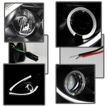 Load image into Gallery viewer, Spyder Nissan Altima 4Dr 10-12 Projector Headlights Light DRL LED Halo Blk PRO-YD-NA104D-LTDRL-BK
