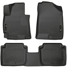 Load image into Gallery viewer, Husky Liners 2014-2016 Hyundai Elantra WeatherBeater Combo Black Floor Liners
