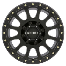 Load image into Gallery viewer, Method MR305 NV HD 18x9 +18mm Offset 8x6.5 130.81mm CB Matte Black Wheel
