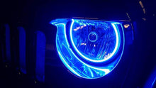 Load image into Gallery viewer, Oracle Jeep Wrangler JK 07-17 LED Waterproof Halo Kit - ColorSHIFT w/ 2.0 Controller
