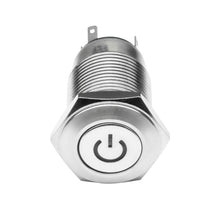 Load image into Gallery viewer, Oracle Pre-Wired Power Symbol On/Off Flush Mount LED Switch - Amber
