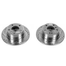 Load image into Gallery viewer, Power Stop 03-05 BMW Z4 Rear Evolution Drilled &amp; Slotted Rotors - Pair
