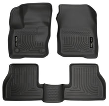 Load image into Gallery viewer, Husky Liners Weatherbeater 2016 Ford Focus RS Front &amp; 2nd Seat Floor Liners - Black
