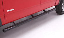 Load image into Gallery viewer, Lund 15-17 Chevy Colorado Crew Cab 4in. Oval Straight Steel Nerf Bars - Black
