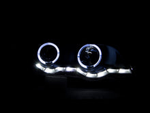 Load image into Gallery viewer, ANZO 2000-2003 BMW X5 Projector Headlights w/ Halo Black
