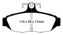 Load image into Gallery viewer, EBC 87-93 Ford Mustang 5.0 Redstuff Rear Brake Pads
