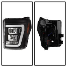 Load image into Gallery viewer, Spyder Ford F-250/F-350/F450 Super Duty 11-16 V2 Projector Headlights - Black (PRO-YD-FS11V2-LB-BK)
