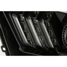 Load image into Gallery viewer, AlphaRex 10-12 Ford Mustang PRO-Series Projector Headlights Plank Style Jet Black w/Top/Bottom DRL
