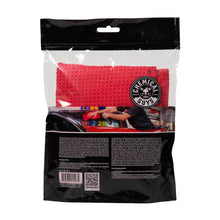 Load image into Gallery viewer, Chemical Guys Waffle Weave Glass &amp; Window Microfiber Towel - 24in x 16in - Red
