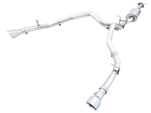 Load image into Gallery viewer, AWE Tuning 19-21 RAM 1500 5.7L (w/Cutouts) 0FG Dual Rear Exit Cat-Back Exhaust - Chrome Silver Tips
