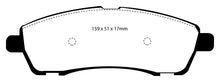 Load image into Gallery viewer, EBC 00-02 Ford Excursion 5.4 2WD Yellowstuff Rear Brake Pads
