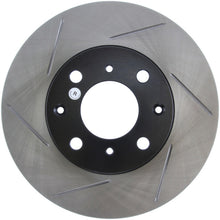 Load image into Gallery viewer, StopTech Power Slot 90-91 Honda CRX Si 1.6L Rear Disc Front Right Slotted Rotor
