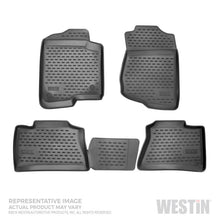 Load image into Gallery viewer, Westin 2020 GM Silverado/Sierra 1500 Dbl/Crew Cab Profile Floor Liners Front and 2nd Row - Black
