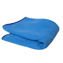 Load image into Gallery viewer, Chemical Guys Waffle Weave Glass &amp; Window Microfiber Towel - 24in x 16in - Blue
