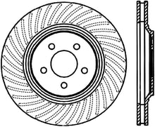 Load image into Gallery viewer, StopTech Power Slot 94-04 Ford Mustang Front Left Slotted CRYO Rotor
