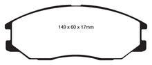 Load image into Gallery viewer, EBC 08-10 Kia Sorento 3.3 Greenstuff Front Brake Pads
