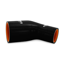 Load image into Gallery viewer, Mishimoto Silicone Reducer Coupler 45 Degree 1.75in to 2.5in - Black
