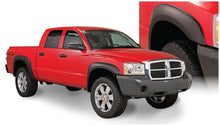 Load image into Gallery viewer, Bushwacker 05-10 Dodge Dakota Crew Cab Fleetside Extend-A-Fender Style Flares 4pc 64.9in Bed - Black
