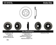 Load image into Gallery viewer, StopTech 03-09 Lincoln Town Car / 03-09 Mercury Grand Marquis Front Left Slotted &amp; Drilled Rotor
