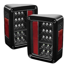 Load image into Gallery viewer, Spyder Jeep Wrangler 07-15 LED Tail Lights Black ALT-YD-JWA07-LED-BK
